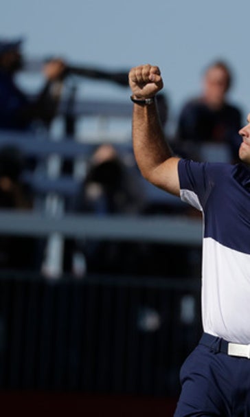 The Latest: Americans closing in on Ryder Cup victory
